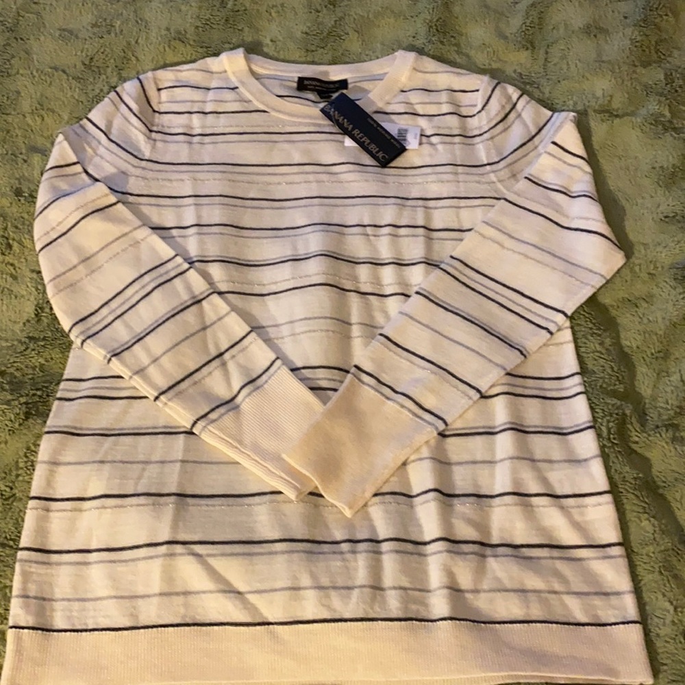 BANANA REPUBLIC- Striped Sweater